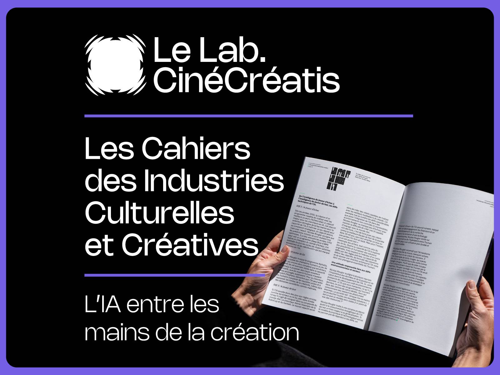 lancement cahiers de l'icc2